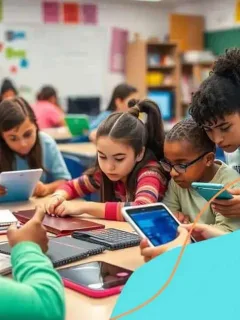 Collaborative learning environments in digital classrooms