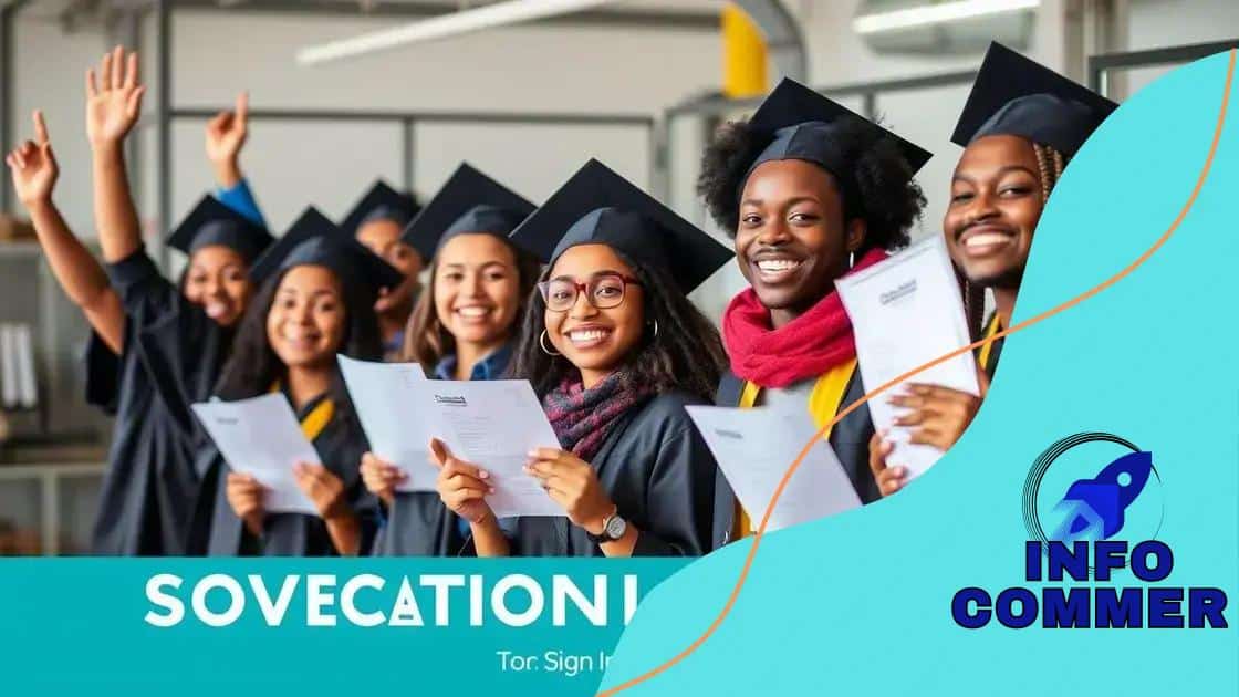 Career opportunities after vocational training