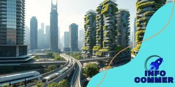 Smart cities with sustainable solutions and infrastructure