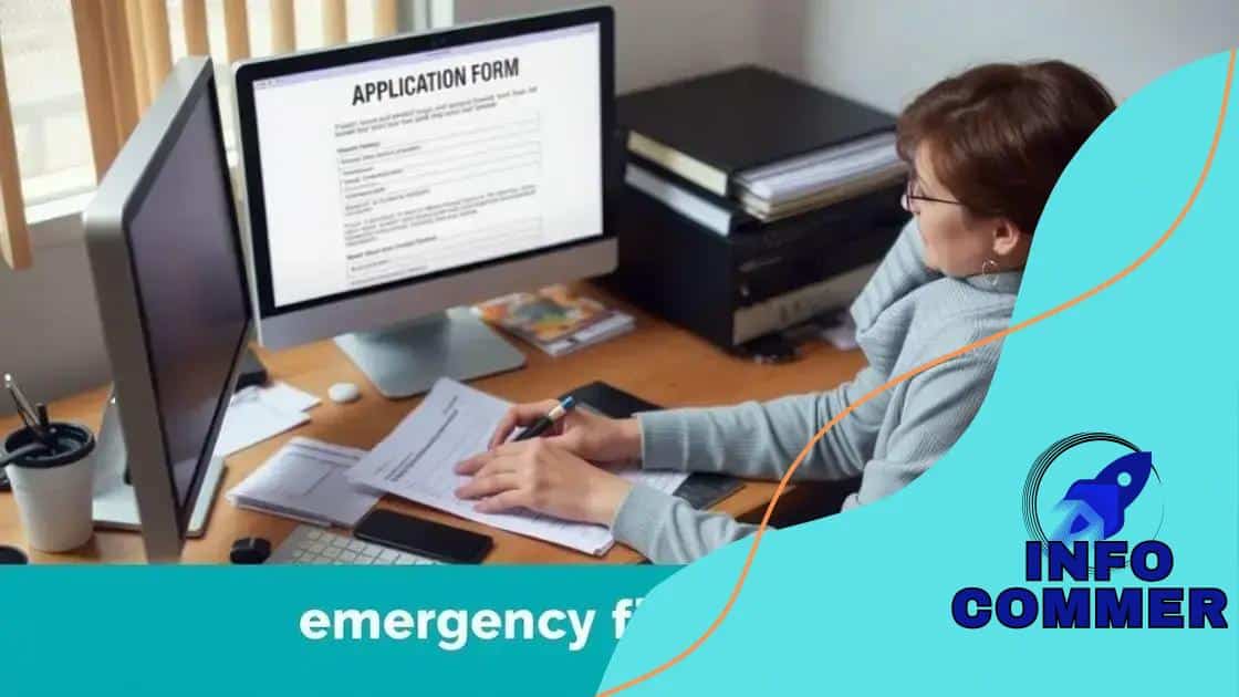 Application processes for aid programs